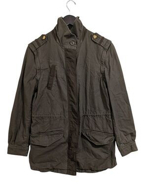 Scotch & Soda Amsterdams Blauw Olive Green Cotton Field Utility Jacket M